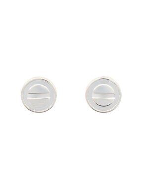 Cartier Earrings Love 18k White Gold